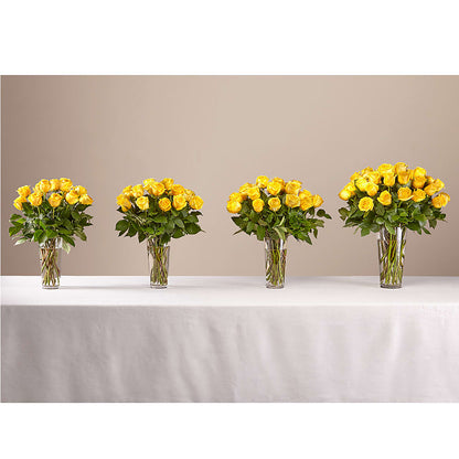 Long Stem Yellow Rose Bouquet –  Maes Flower Shop, Ville Platte LA