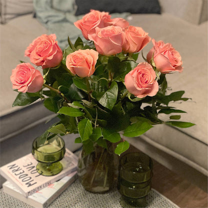 Long Stem Pink Rose Bouquet –  Maes Flower Shop, Ville Platte LA