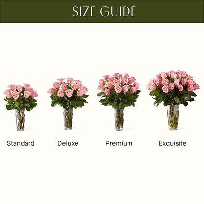 Long Stem Pink Rose Bouquet –  Maes Flower Shop, Ville Platte LA