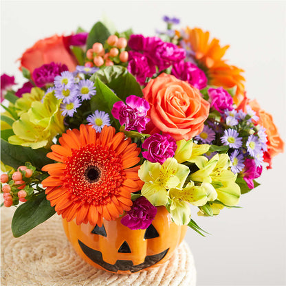Tricks & Treats Pumpkin –  Maes Flower Shop, Ville Platte LA