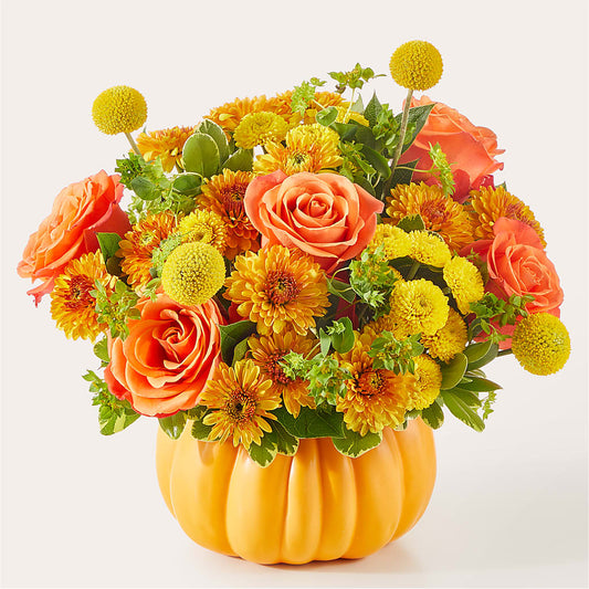 Gourdgeous Pumpkin –  Maes Flower Shop, Ville Platte LA