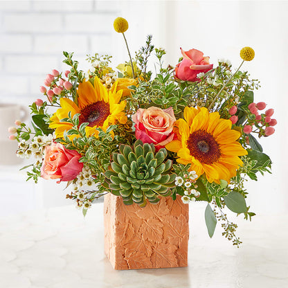Sunflower Season Bouquet –  Maes Flower Shop, Ville Platte LA