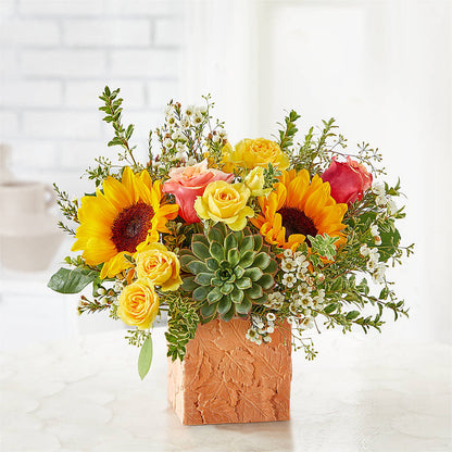 Sunflower Season Bouquet –  Maes Flower Shop, Ville Platte LA