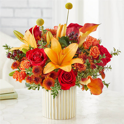 Scarlet Skies Bouquet –  Maes Flower Shop, Ville Platte LA