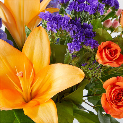 Radiant Citrus Bouquet –  Maes Flower Shop, Ville Platte LA