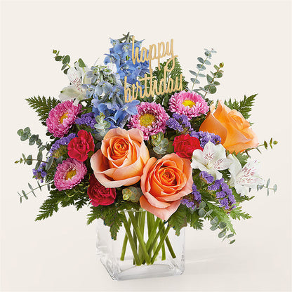Birthday Bash Bouquet –  Maes Flower Shop, Ville Platte LA