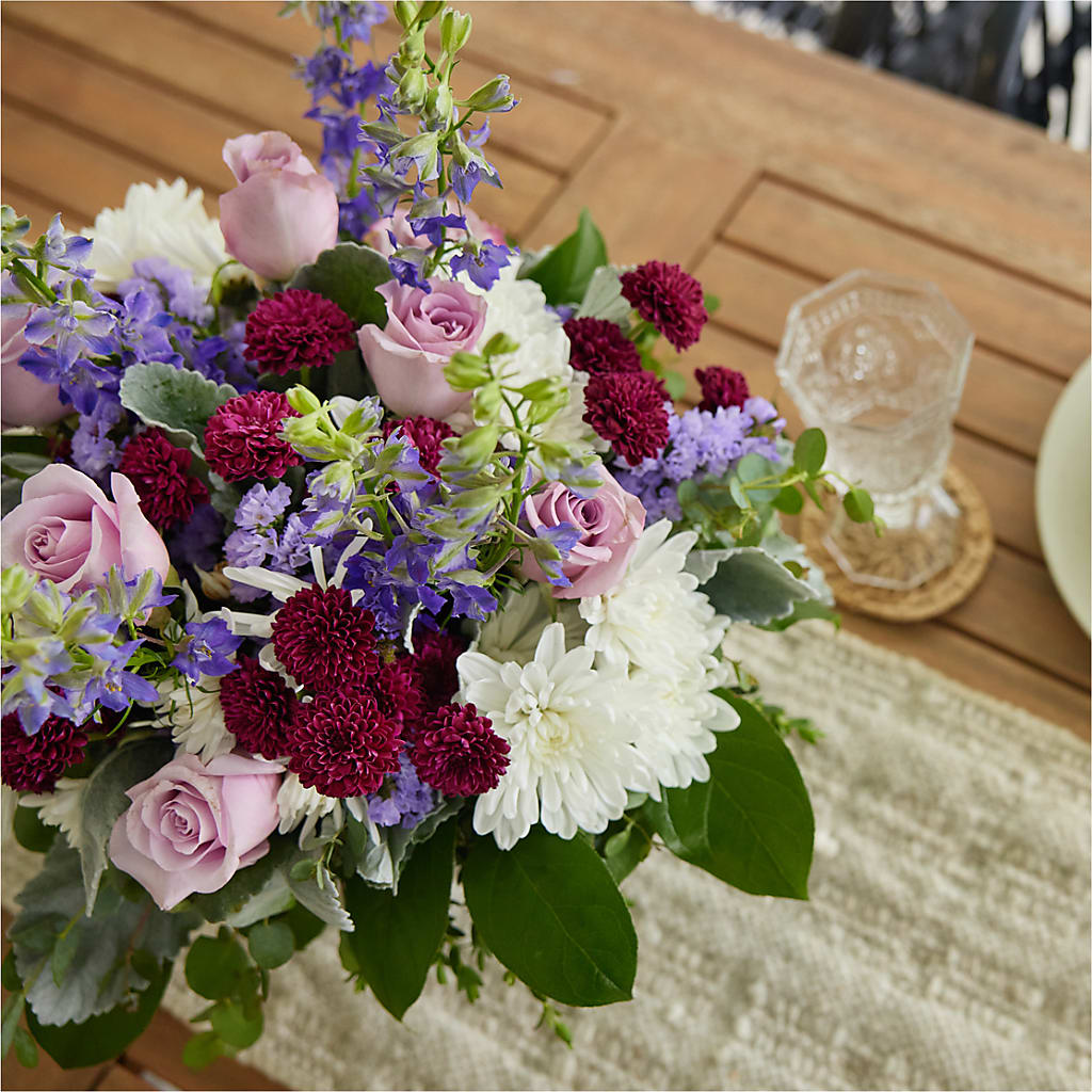 Violet Frost Bouquet –  Maes Flower Shop, Ville Platte LA