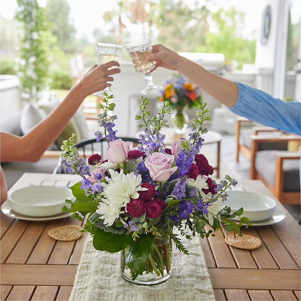 Violet Frost Bouquet –  Maes Flower Shop, Ville Platte LA