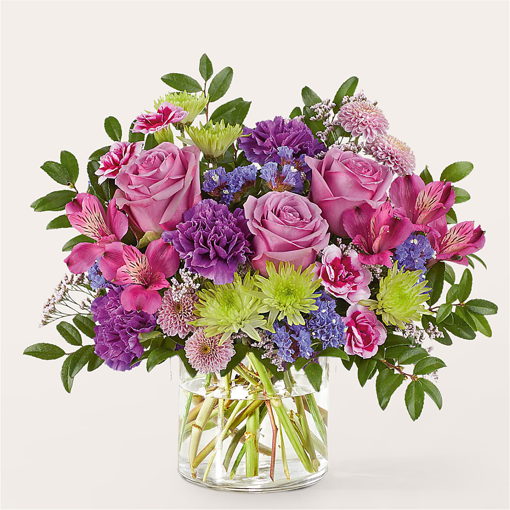 Glass Half Full Bouquet –  Maes Flower Shop, Ville Platte LA