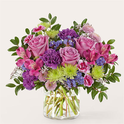 Glass Half Full Bouquet –  Maes Flower Shop, Ville Platte LA