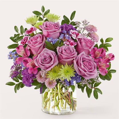 Glass Half Full Bouquet –  Maes Flower Shop, Ville Platte LA