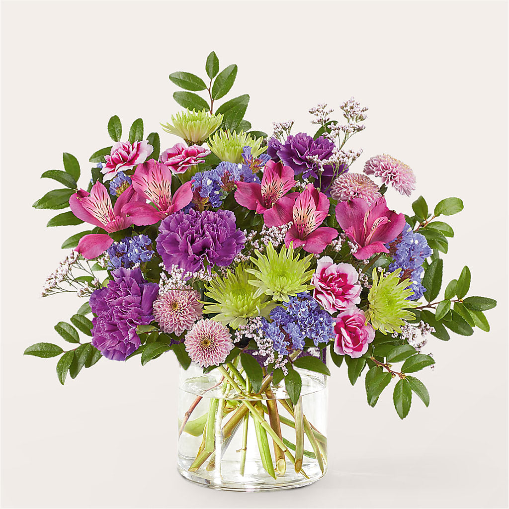 Glass Half Full Bouquet –  Maes Flower Shop, Ville Platte LA