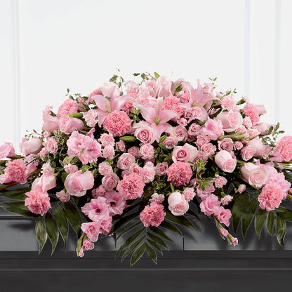 Garden of Comfort Casket Spray (Standard) –  Maes Flower Shop, Ville Platte LA