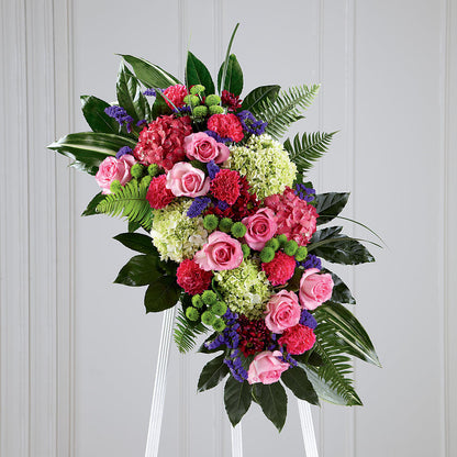 Refreshing Mix Standing Spray –  Maes Flower Shop, Ville Platte LA