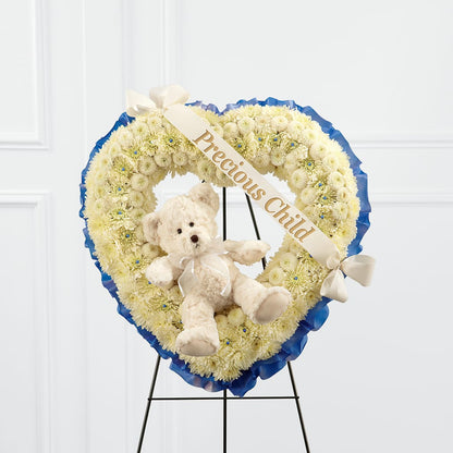 Precious Child Standing Heart –  Maes Flower Shop, Ville Platte LA