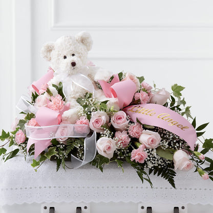 Touch of Sympathy Casket Spray –  Maes Flower Shop, Ville Platte LA