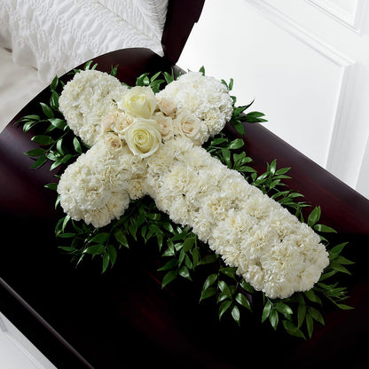 Peaceful Memories Casket Spray (Standard) –  Maes Flower Shop, Ville Platte LA