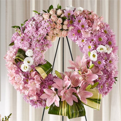 Gift of Warmth Wreath –  Maes Flower Shop, Ville Platte LA