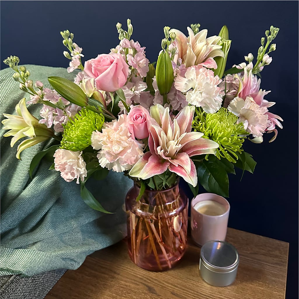 Pretty in Pink Bouquet –  Maes Flower Shop, Ville Platte LA