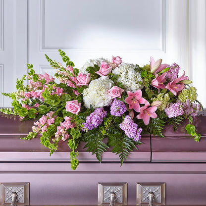 Life's Gratitude Casket Spray –  Maes Flower Shop, Ville Platte LA