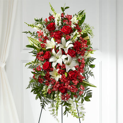 Everlasting Memory Standing Spray –  Maes Flower Shop, Ville Platte LA