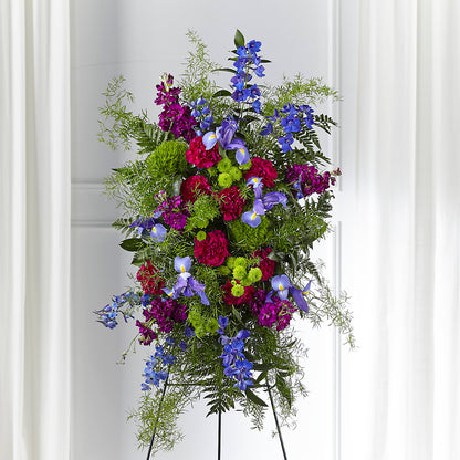 Heavenly Skies Standing Spray –  Maes Flower Shop, Ville Platte LA