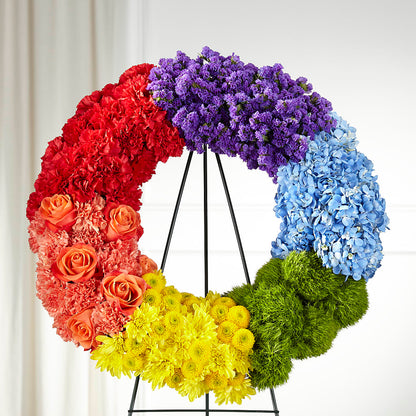 Circle of Love Wreath –  Maes Flower Shop, Ville Platte LA