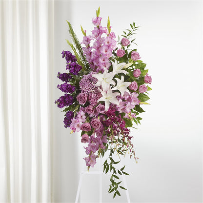 Never Alone Standing Spray –  Maes Flower Shop, Ville Platte LA