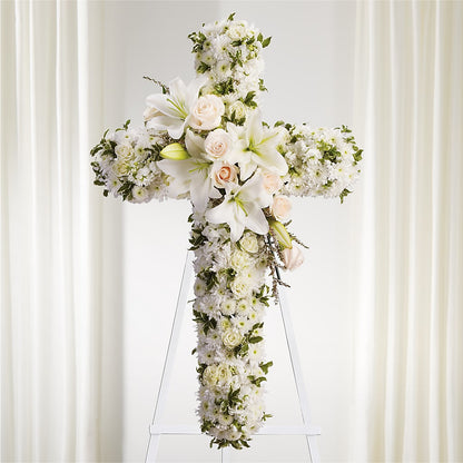 Spiritual Guidance Standing Spray –  Maes Flower Shop, Ville Platte LA