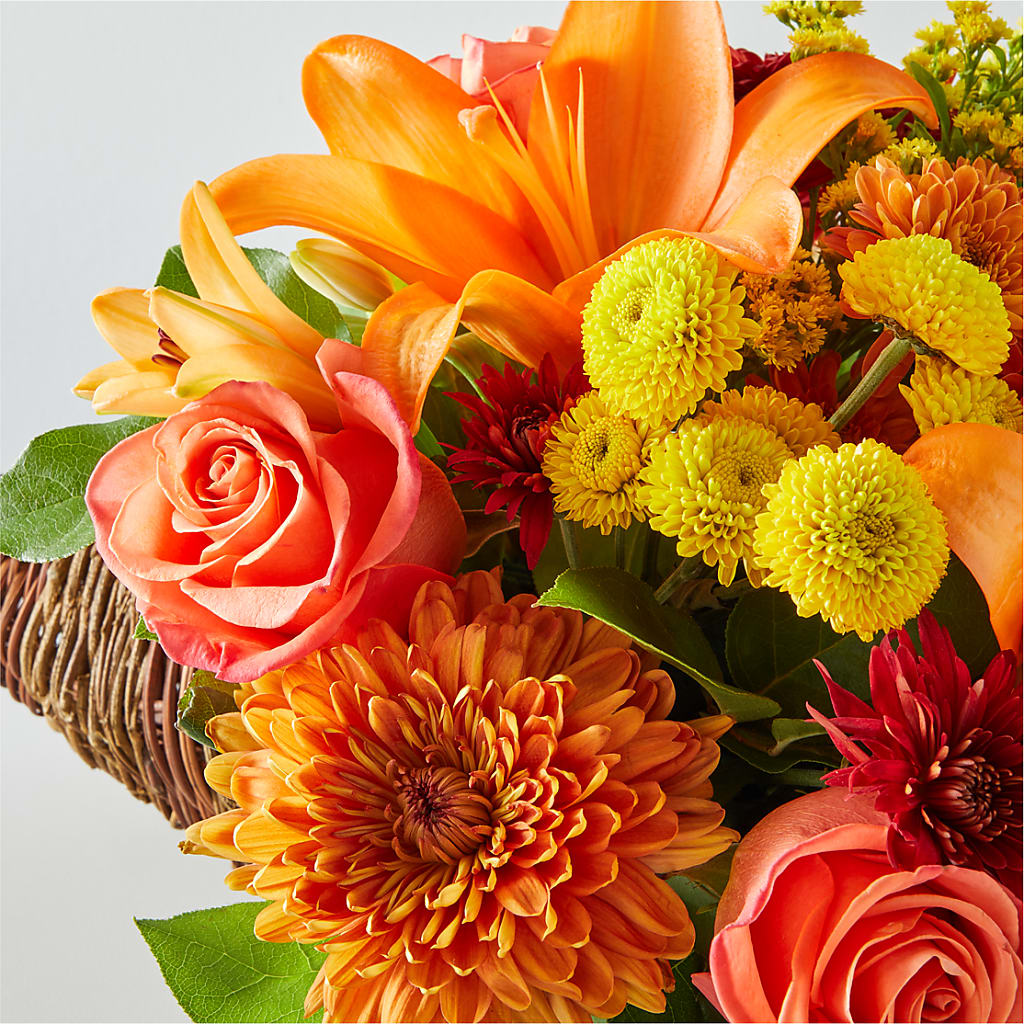 Bouquet of Blessings Cornucopia –  Maes Flower Shop, Ville Platte LA