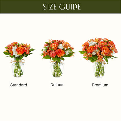 Apricot Glow Bouquet –  Maes Flower Shop, Ville Platte LA
