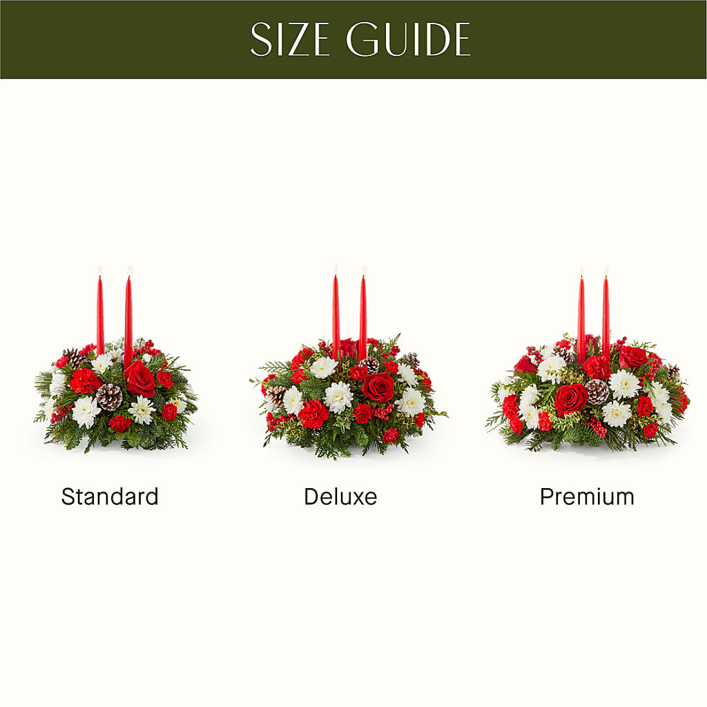 Holiday Soiree Centerpiece –  Maes Flower Shop, Ville Platte LA