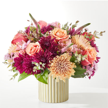 Berry Cobbler Bouquet with Ivory Vase –  Maes Flower Shop, Ville Platte LA