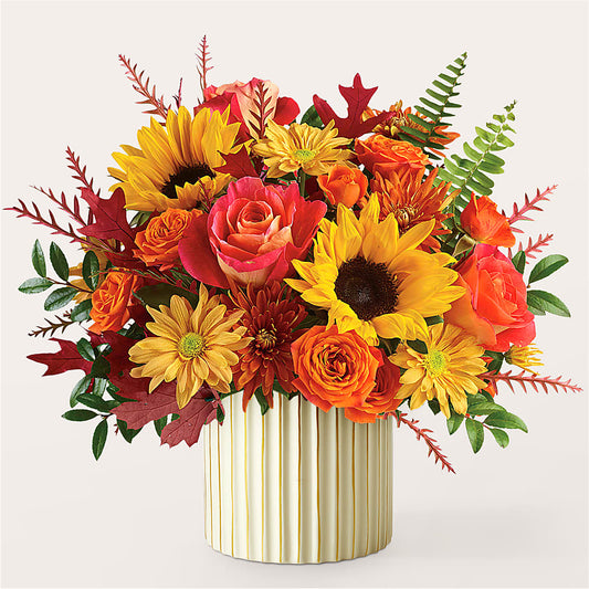 Fall Campfire Bouquet –  Maes Flower Shop, Ville Platte LA
