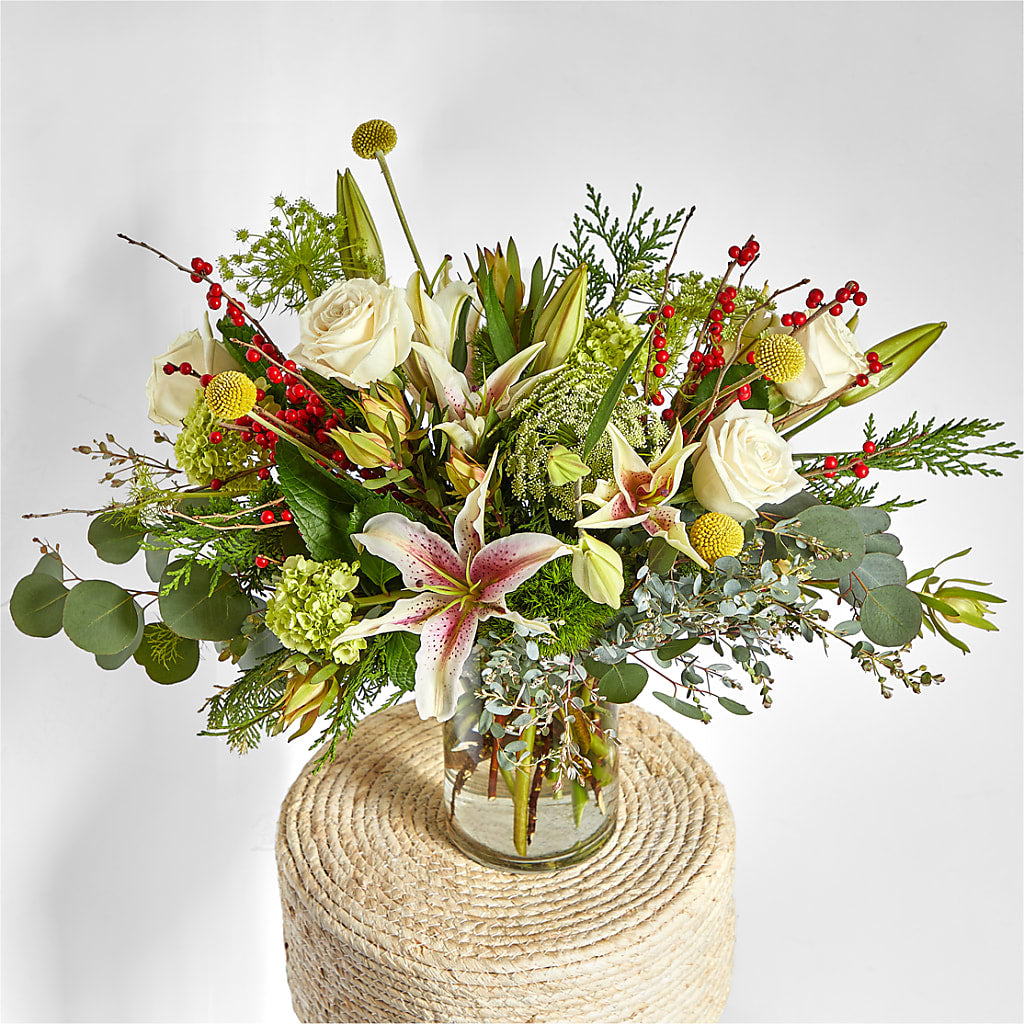 Berry & Bright Bouquet –  Maes Flower Shop, Ville Platte LA