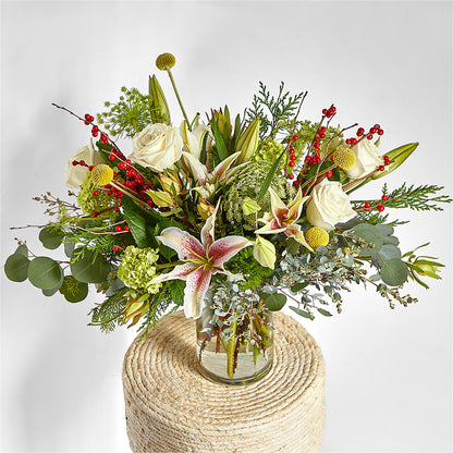 Berry & Bright Bouquet –  Maes Flower Shop, Ville Platte LA