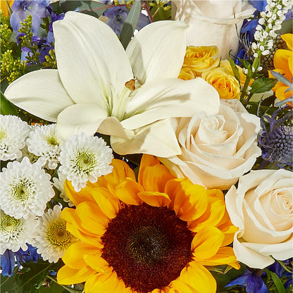 Wonderfully Sunny Bouquet –  Maes Flower Shop, Ville Platte LA