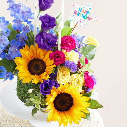 Star of the Day Floral Cake –  Maes Flower Shop, Ville Platte LA