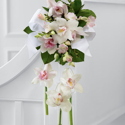 Perfect Entrance Pew Arrangement –  Maes Flower Shop, Ville Platte LA