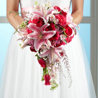 Lily & Rose Bouquet –  Maes Flower Shop, Ville Platte LA