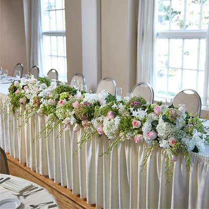 State of Joy Head Table Arrangement –  Maes Flower Shop, Ville Platte LA