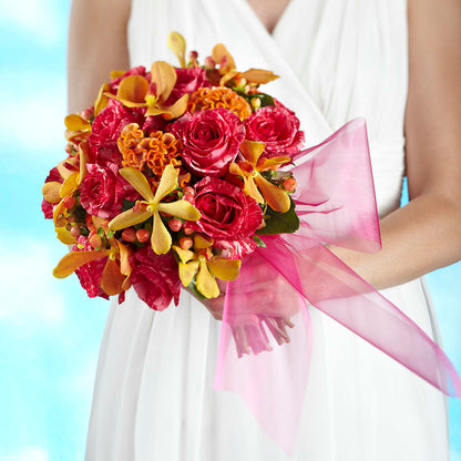 Brilliant Shades of Love Bouquet –  Maes Flower Shop, Ville Platte LA