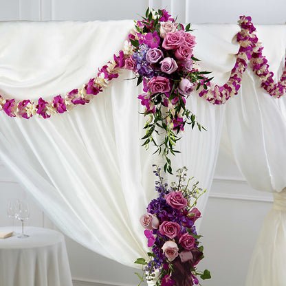 Color & Light Chuppah Decor –  Maes Flower Shop, Ville Platte LA