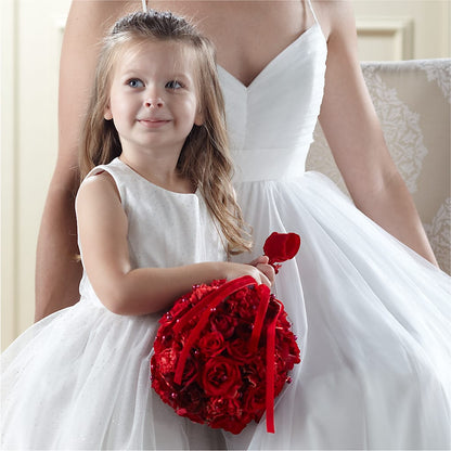 Pure at Heart Flower Girl Arrangement –  Maes Flower Shop, Ville Platte LA